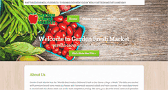 Desktop Screenshot of gardenfreshmarket.com