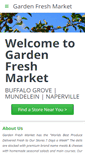 Mobile Screenshot of gardenfreshmarket.com